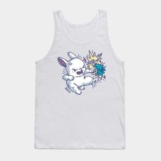 Cute bunny from coronavirus fight club Tank Top